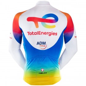 Maillot vélo 2021 Team TotalEnergies Manches Longues N003